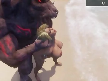 Hot Babe Fucks Monster Cock