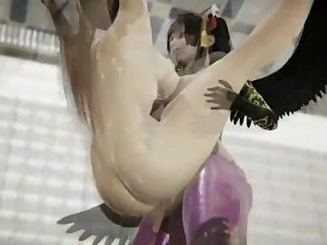 DOA Kasumi Futa Gangbang Bukkake by Ayane, Nyotengu, Mai Taking Turns
