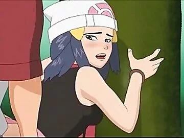 Dawn gets fucked after Pokemon battle loss!