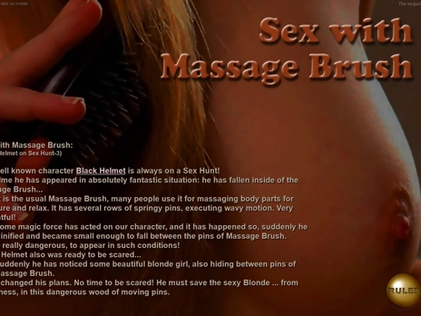 Sex with Massage Brush
