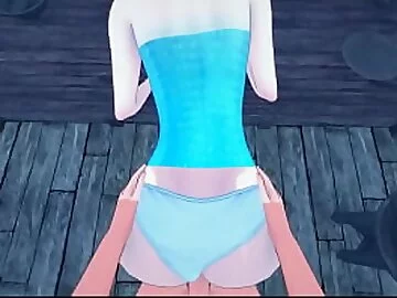 Fucking Elsa from your POV - Frozen Hentai.1