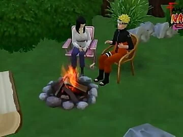 HINATA and NARUTO sex at night in a mission. [NARUTO PORN]