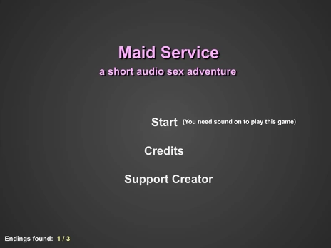 Maid Service (Audio Sex Adventure)