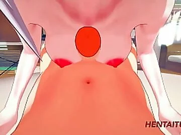 Genshin Impact Hentai - Noelle Having sex with Aether Blowjob, boobjob and fucked with multiple cum 2/3