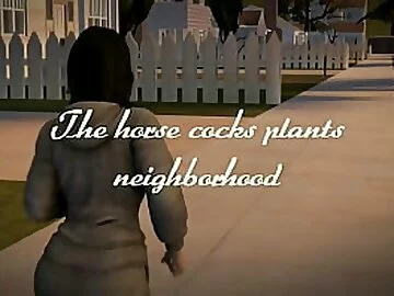 Miranda and Elizabeth taking care of horny cock plants