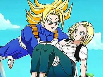 Rescuing Android 18 - Hentai Animated Video