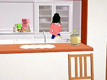 My Hero Academia: Katsuki Bakugo Helps The New Slim Inko Midoriya Feel Young Again
