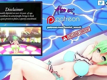 Yui gets fingered by Asuna, then gets her pussy eaten - Sword Art Online Lesbian Hentai.