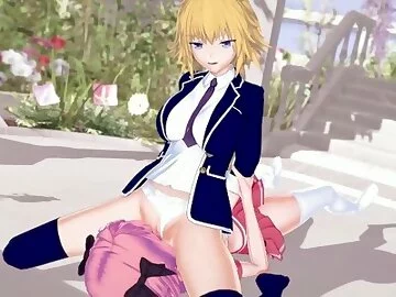 Fate - Astolfo passionate sex wtih Jeanne d'Arc