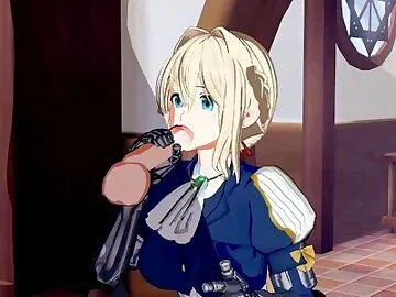 Violet&nbsp;Evergarden 3D Hentai