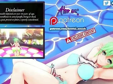 Elsa rides cock, then gets fucked while hanging from rope - Frozen Hentai.