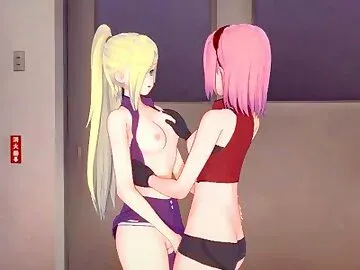 [Natuto] Ino x Sakura(3d hentai)