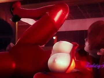 Evangelion Hentai 3D - Shinji & Asuka Have Sex and cums in her Pussy