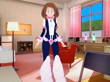 My Hero Academia Hentai 3D - Ochaco Uraraka x Himiko Toga (Futa)