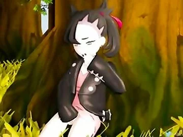 Marnie pleasing a horse - Eshu-Chan