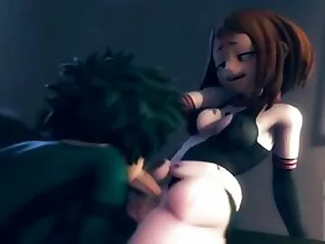 Uraraka Face Fooks Deku - GreatB8