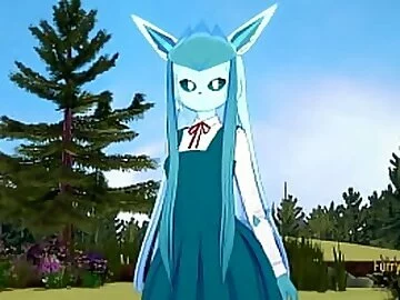 Pokemon Hentai Furry Yiff 3D - Glaceon ?????? ? ??????? Cinderace ? ????????