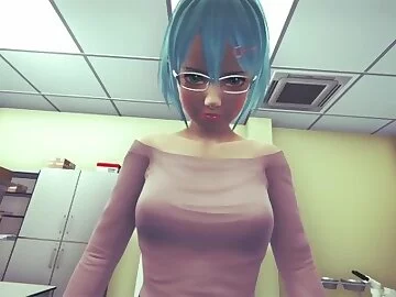 DOA Futa Nico you give her an experimental blowjob Taker POV
