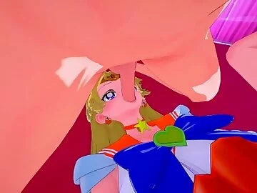 FOURSOME WITH SAILOR MARS AND SAILOR VENUS - SAILOR MOON PORN