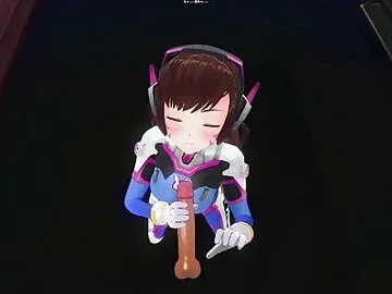 3D HENTAI DVA wants to taste your cum