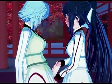Futa Tatenashi Sarashiki fucks Houki Shinonono - Infinite Stratos Hentai