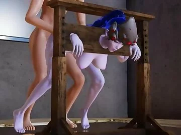 Overwatch: Widowmaker reflected in the mirror