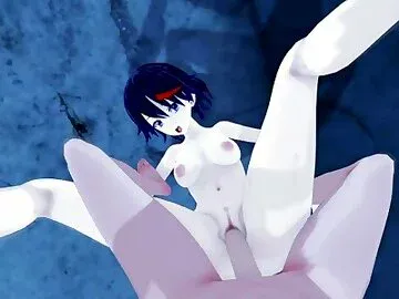 Ryuko BLOWJOB at the Train Station (3d Hentai)