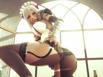 Genshin's maid Noelle serves you