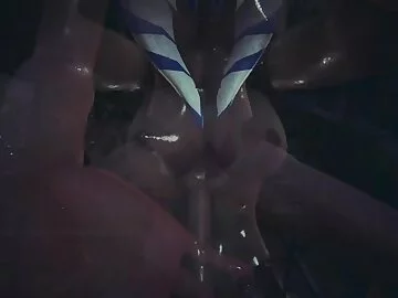 Star Wars: futa Ahsoka blowjob in the rain Taker POV