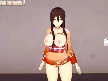 ???????????Naruto,Boruto(???,???) ?????3DCG???????[Hentai Game Koikatsu! Hanabi Hy?ga(Anime 3DCG