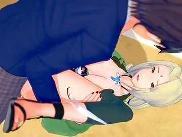 ???????????Naruto(??????) ??3DCG???????[Hentai Game Koikatsu! Tsunade (Anime 3DCG Video)]