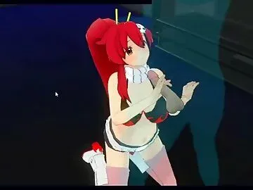 [CM3D2] - Gurren Lagann Hentai, Yoko Littner shows you a good time