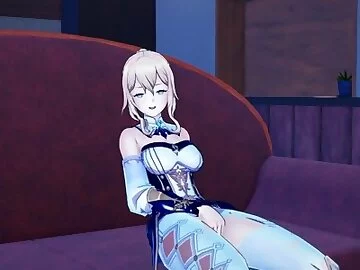 JEAN GENSHIN IMPACT PASSIONATE BLOWJOB AND SEX (3D HENTAI)