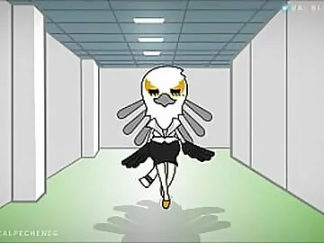 Retsuko and Washimi in AGGRETSUKO