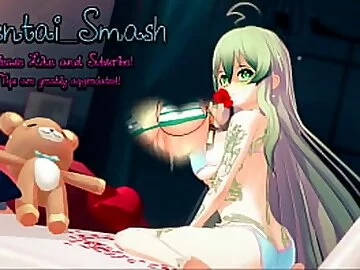 The cute pirate Nami fingers her pussy in a bar - One Piece Hentai.