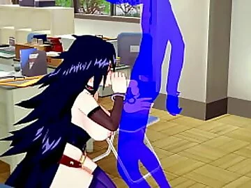 My Hero Academia Hentai - Nemuri Kayama Hard Sex [Blowjob, Boobjob and fucked with creampie and POV] - Japanese Asian Manga anime Game Porn