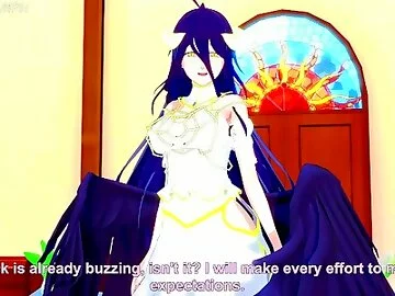Overlord Hentai: Fucking Albedo in POV
