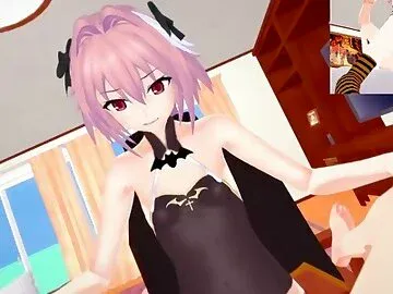 Trick or treat Hot Astolfo vampire fucks you / Male Taker POV