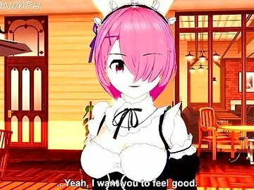 Re:Zero Ram Hentai 3d