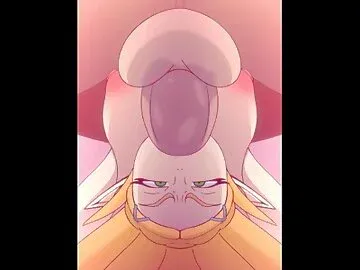 Princess Zelda gets a deepthroat swabbing