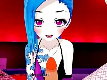 Leage of legends JINX POV Passionate hentai (3D PORN)