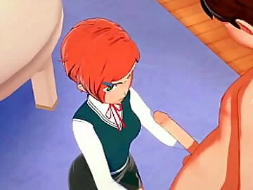 Ben Teen Hentai - Ben x Gween Part 1 (uncensored) - Japanese Asian manga anime game porn