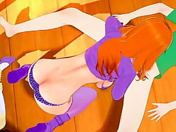 Scooby Doo - Into the Daphne Verse - Daphne clones takes turns fucking Shaggy