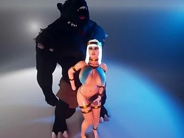 Anal Slave for Monster Cock 3D