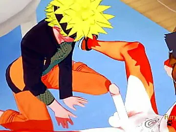 Naruto Furry Yaoi 3D - Naruto sex with a Fox - Japanese asian manga anime game yiff Porn gay