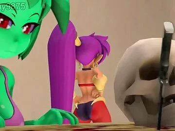 Shantae vs Nega the Vampire - FUTANARI [3D-SFM][BY-Legoguy9875]