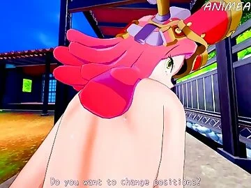 My Hero Academia Hentai: Mei Hatsume Rides Deku Big Cock Reverse Cowgirl