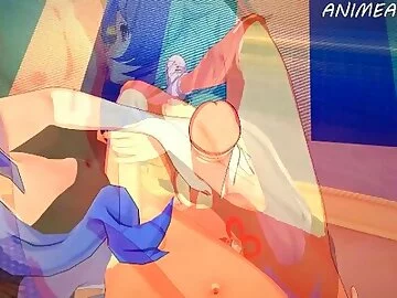 GANYU SENSUAL ROMANTIC HANDJOB UNTIL CUMSHOT - GENSHIN IMPACT HENTAI