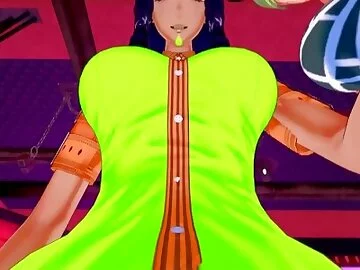 JOJO - Futas Jolyne and Ermes at prison / Male taker POV