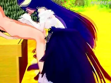 Overlord Hentai: Albedo Pleases You With Her Mouth